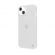 SwitchEasy 0.35 UltraSlim Case - тънък полипропиленов кейс 0.35 мм. за iPhone 13 (бял-прозрачен) 2