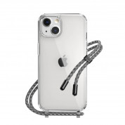 SwitchEasy Play Lanyard Elegant Case - хибриден удароустойчив кейс с връзка за носене за iPhone 13 (прозрачен) 