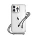 SwitchEasy Play Lanyard Elegant Case - хибриден удароустойчив кейс с връзка за носене за iPhone 13 Pro (прозрачен)  1