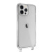 SwitchEasy Play Lanyard Elegant Case - хибриден удароустойчив кейс с връзка за носене за iPhone 13 Pro Max (прозрачен)  2