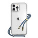 SwitchEasy Play Lanyard Ocean Case - хибриден удароустойчив кейс с връзка за носене за iPhone 13 Pro Max (прозрачен)  1