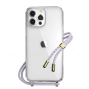 SwitchEasy Play Lanyard Angel Case - хибриден удароустойчив кейс с връзка за носене за iPhone 13 Pro Max (прозрачен) 