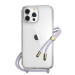SwitchEasy Play Lanyard Angel Case - хибриден удароустойчив кейс с връзка за носене за iPhone 13 Pro Max (прозрачен)  1