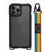 SwitchEasy Odyssey Rainbow Case - удароустойчив хибриден кейс с връзка и карабинер за iPhone 13 Pro Max (черен)  1
