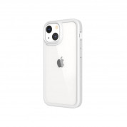 SwitchEasy AERO Plus Case - хибриден удароустойчив кейс за iPhone 13 mini (бял-прозрачен) 2
