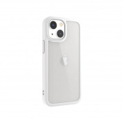 SwitchEasy AERO Plus Case - хибриден удароустойчив кейс за iPhone 13 mini (бял-прозрачен) 1