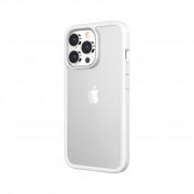 SwitchEasy AERO Plus Case - хибриден удароустойчив кейс за iPhone 13 Pro (бял-прозрачен) 2