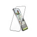 SwitchEasy Glass Bumper Full Cover Tempered Glass - калено стъклено защитно покритие за дисплея на iPhone 13 mini (черен-прозрачен) 4