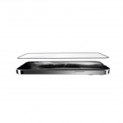 SwitchEasy Glass Bumper Full Cover Tempered Glass - калено стъклено защитно покритие за дисплея на iPhone 13 mini (черен-прозрачен) 2