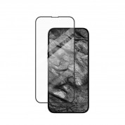 SwitchEasy Glass Bumper Full Cover Tempered Glass - калено стъклено защитно покритие за дисплея на iPhone 13, iPhone 13 Pro (черен-прозрачен)