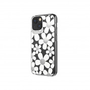 SwitchEasy Artist Fleur Case - дизайнерски хибриден удароустойчив кейс за iPhone 13 mini (прозрачен)  2
