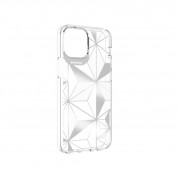 SwitchEasy Artist Asanoha Case - дизайнерски хибриден удароустойчив кейс за iPhone 13 mini (прозрачен)  3