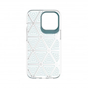 SwitchEasy Artist Aurora Case - дизайнерски хибриден удароустойчив кейс за iPhone 13 (прозрачен)  4