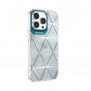 SwitchEasy Artist Aurora Case - дизайнерски хибриден удароустойчив кейс за iPhone 13 (прозрачен)  1