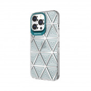 SwitchEasy Artist Aurora Case - дизайнерски хибриден удароустойчив кейс за iPhone 13 (прозрачен)  2