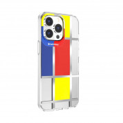 SwitchEasy Artist Mondrian Case for iPhone 13 (transparent) 1
