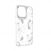 SwitchEasy Artist Asanoha Case - дизайнерски хибриден удароустойчив кейс за iPhone 13 Pro Max (прозрачен)  3