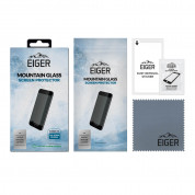 Eiger Mountian Glass Screen Protector 3D for iPhone 13 mini (black-clear) 1