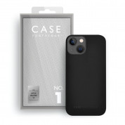 Case FortyFour No.1 Case - силиконов (TPU) калъф за iPhone 13 (черен)