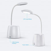 VOXON HDL02018WA01 LED Desk Lamp - настолна LED лампа с гъвкаво рамо (бял) 1