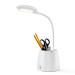 VOXON HDL02018WA01 LED Desk Lamp - настолна LED лампа с гъвкаво рамо (бял) 1