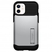 Spigen Slim Armor Case - хибриден кейс с най-висока степен на защита за iPhone 12 mini (сребрист) 1