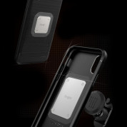 Ringke Gear Magnetic Car Mount - универсална магнитна поставка за автомобил и гладки повърхности за смартфони (черен) 6