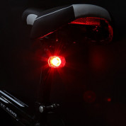 Wozinsky Rear Bicycle Light microUSB Charged XC-186 - висококачествена задна лампа с вградена батерия за колело (черен) 12