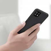 Nillkin Textured Rugged Case - хибриден удароустойчив кейс за Samsung Galaxy A22 5G (черен) 6