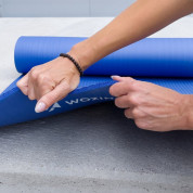 Wozinsky Gymnastic Non Slip Mat - висококачественa постелка за йога (син) 11