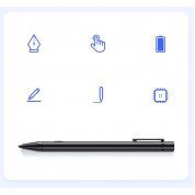 Dux Ducis Mini Stylus Pen (microUSB port) - професионална писалка за iPad (модели 2018-2021) (черен) 1