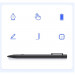 Dux Ducis Mini Stylus Pen (microUSB port) - професионална писалка за iPad (модели 2018-2022) (черен) 2