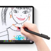 Dux Ducis Mini Stylus Pen (microUSB port) - професионална писалка за iPad (модели 2018-2022) (черен) 3