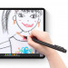 Dux Ducis Mini Stylus Pen (microUSB port) - професионална писалка за iPad (модели 2018-2022) (черен) 4