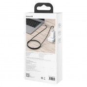 Baseus Cafule Metal Series USB-C to USB-C Cable 100W (CATJK-C01) - здрав кабел с въжена оплетка за устройства с USB-C порт (100 см) (черен) 14