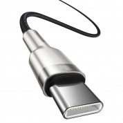 Baseus Cafule Metal Series USB-C to USB-C Cable 100W (CATJK-C01) (100 cm) (black) 1