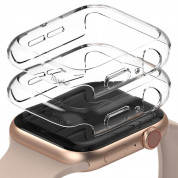 Ringke 2x Slim Watch Case - комплект от два броя качествен твърд кейс за Apple Watch 44мм (прозрачен) (2 броя)