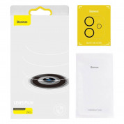 Baseus 2x Camera Lens Protector (SGAPIPH54N-AJT02) - предпазни стъклени защитни покрития за камерата на iPhone 12 mini (2 броя) (прозрачен) 11