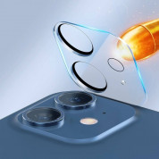 Baseus 2x Camera Lens Protector (SGAPIPH54N-AJT02) - предпазни стъклени защитни покрития за камерата на iPhone 12 mini (2 броя) (прозрачен) 6