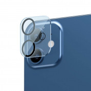 Baseus 2x Camera Lens Protector (SGAPIPH54N-AJT02) - предпазни стъклени защитни покрития за камерата на iPhone 12 mini (2 броя) (прозрачен)