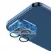 Baseus 2x Camera Lens Protector (SGAPIPH61P-AJT02) - предпазни стъклени защитни покрития за камерата на iPhone 12 Pro (2 броя) (прозрачен) 3