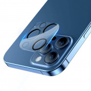 Baseus 2x Camera Lens Protector (SGAPIPH61P-AJT02) - предпазни стъклени защитни покрития за камерата на iPhone 12 Pro (2 броя) (прозрачен) 1