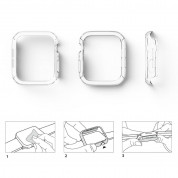 Ringke 2x Slim Watch Case - комплект от два броя качествен твърд кейс за Apple Watch 40мм (прозрачен) (2 броя) 1