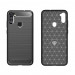 Carbon Soft Silicone TPU Protective Case - силиконов калъф за Samsung Galaxy A11, Galaxy M11 (черен) 2