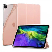 ESR Rebound Slim Case - полиуретанов калъф с поставка за iPad Pro 11 M1 (2021), iPad Pro 11 (2020), iPad Pro 11 (2018) (розово злато)