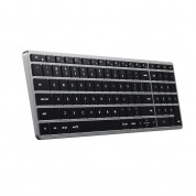 Satechi Slim X2 Bluetooth Backlit Keyboard  - качествена алуминиева безжична клавиатура за Mac (тъмносив)  1