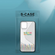 S-Case Flexible TPU Case - силиконов (TPU) калъф за iPhone SE (2022), iPhone SE (2020), iPhone 8, iPhone 7 (прозрачен) 4