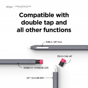 Elago Apple Pencil 2 Silicone Cover - силиконов калъф за Apple Pencil 2 (тъмносив) 4