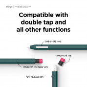 Elago Apple Pencil 2 Silicone Cover - силиконов калъф за Apple Pencil 2 (тъмнозелен) 4