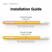 Elago Apple Pencil 2 Silicone Cover - силиконов калъф за Apple Pencil 2 (жълт) 6